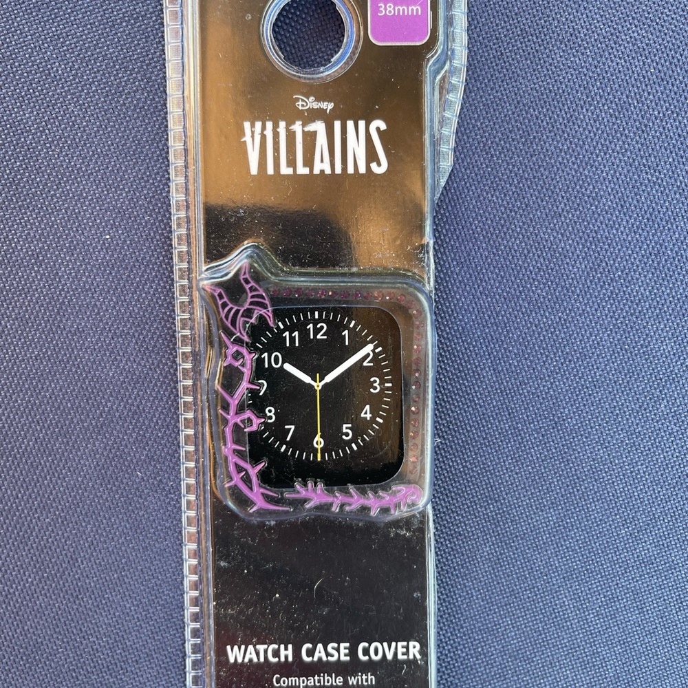 Disney 38mm Apple Watch face cover lot - Minnie - Little Mermaid - maleficent - Picture 2 of 4